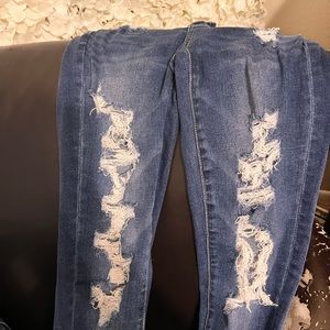 American eagle ripped jeans